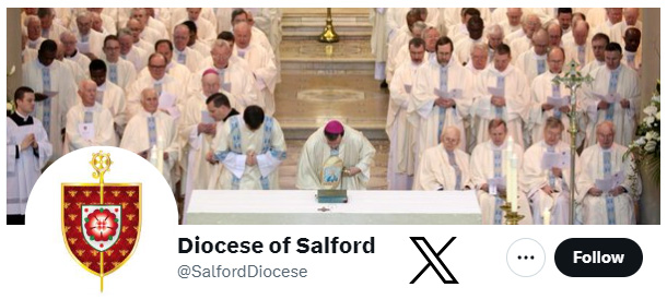 Follow Salford Diocese on X