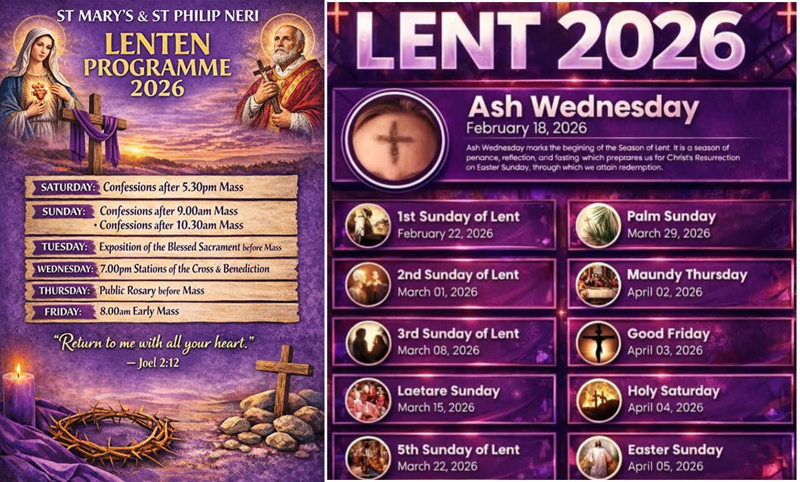 Lenten Programme 2026